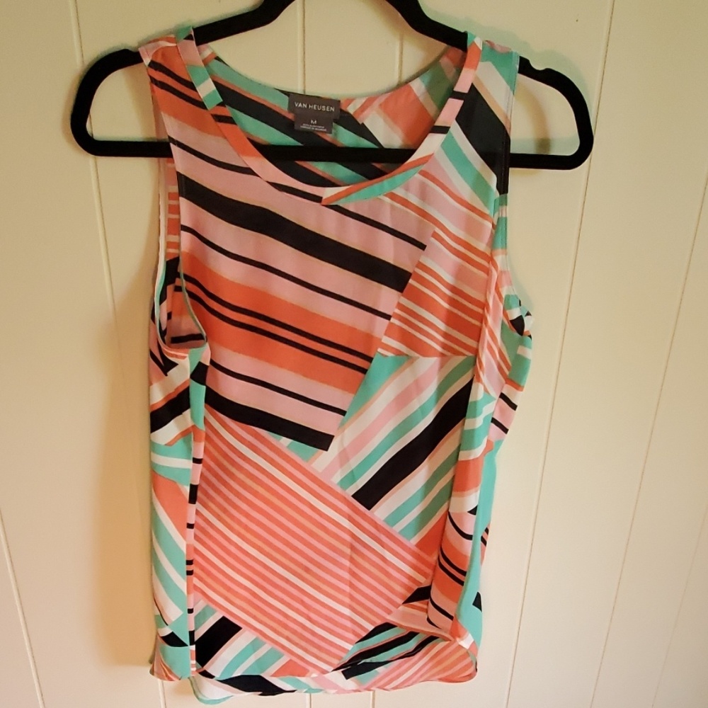 Bright Geometric Blouse